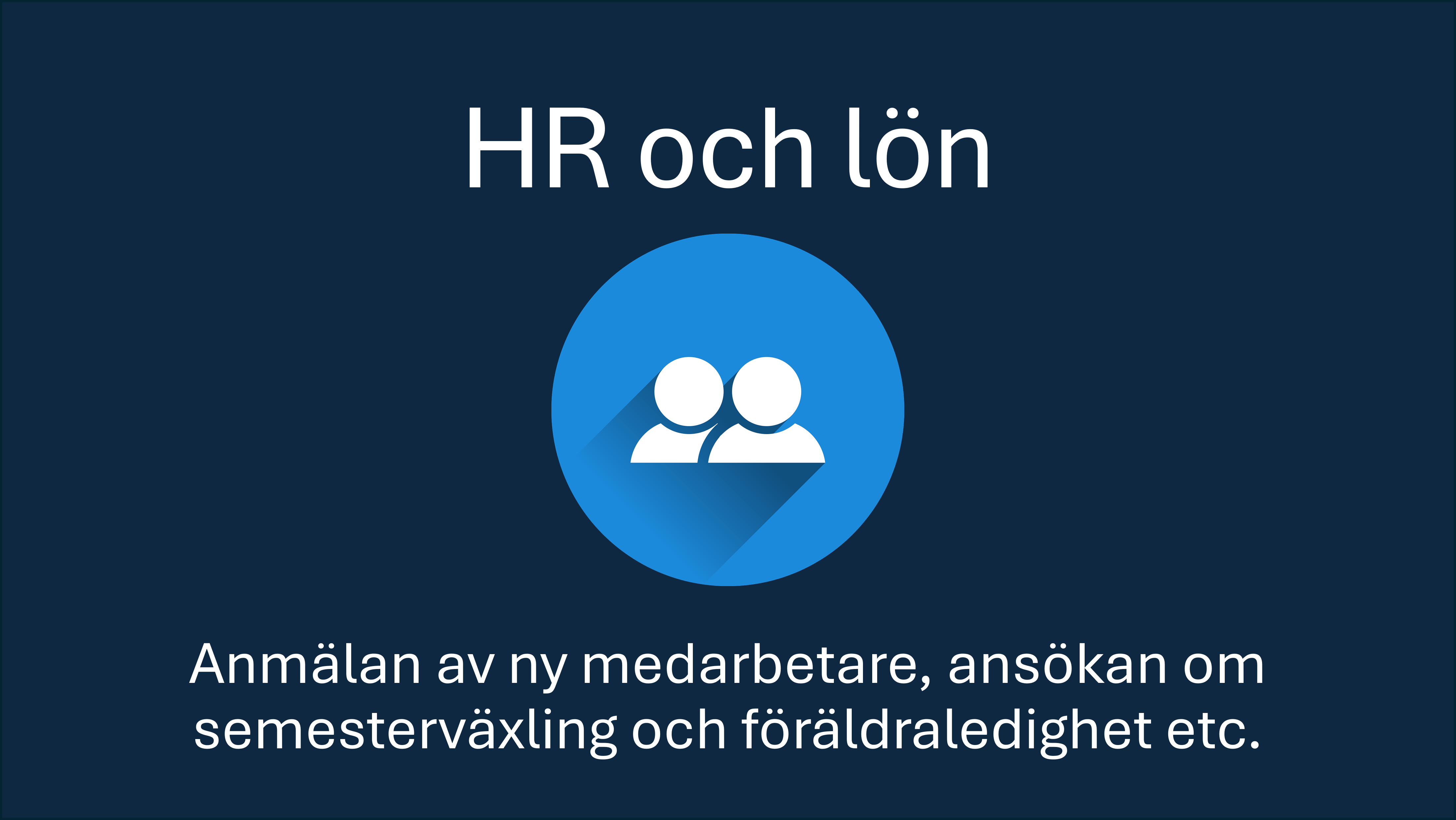 Knapp HR och lön